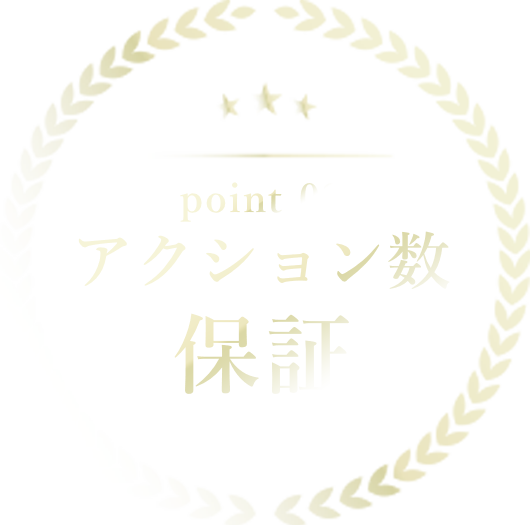 アクション数保証